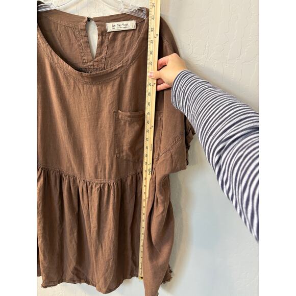 Free People Brown Blouse - Picture 7 of 9